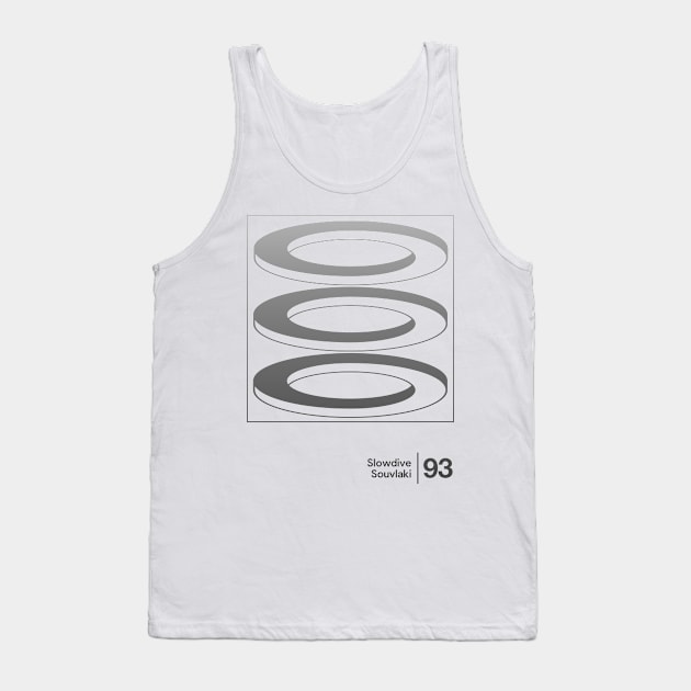 Slowdive - Souvlaki / Minimal Style Graphic Artwork Tank Top by saudade